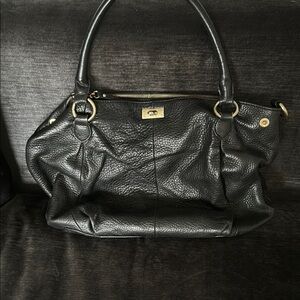 Black Leather Women's Bag